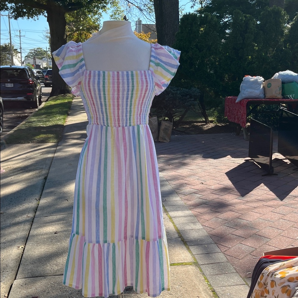 NWT GAP Girls Multicolor Striped Dress